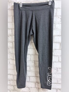 Fila Gray Activewear Pants/Leggings